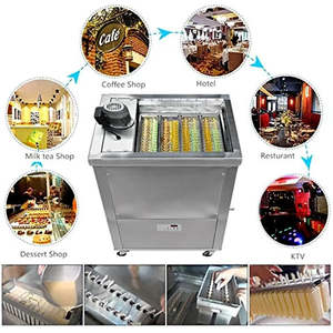 Machine à glaces brésiliennes Ataforma Slim Design, machine à bâtonnets de glace, machine à sucettes glacées, ensemble de 4 moules fins avec 26 pièces - Product Image 5