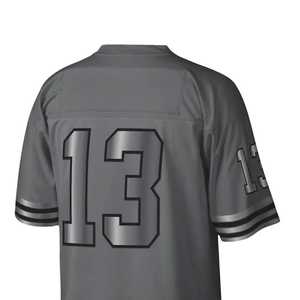 Fabricación de Camisetas de Fútbol Americano al por Mayor, Manga Corta, Nuevo Diseño, Uniforme Personalizado para Equipos, Camiseta de Fútbol Americano - Product Image 4