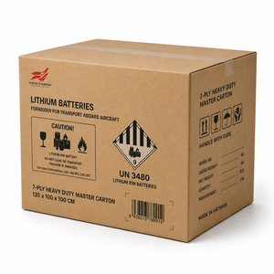 Carton de transport robuste à 7 couches haute résistance pour l'expédition de batteries au lithium - Product Image 1