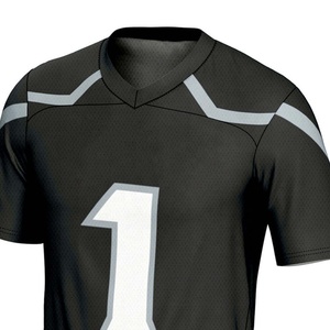 Camisetas de Fútbol Americano para Hombre, 100% Poliéster, Transpirables, de Alta Calidad, Tallas Grandes, Diseño Personalizado, Impresión por Transferencia de Calor - Product Image 2