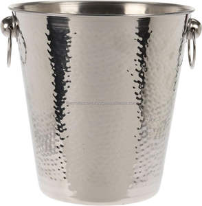 Seau à glace en aluminium personnalisé en gros, capacité 10L, écologique, forme cylindrique, pour camping, bar, restaurant, seau à bouteilles de vin - Product Image 3