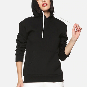 New Arrival Women's Cotton Fleece Pullover <b>Hoodie</b> for Autumn Winter Sports Gym <b>Workout</b> Hooded Collar for Girls - Product Image 2