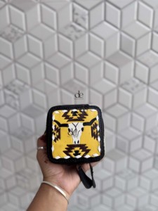 New Design Genuine Leather <b>Travel</b> Jewellery Compact <b>Case</b> Bohemian Zipper Closure Hand Tooled Leather Durable Storage Accessory - Product Image 3