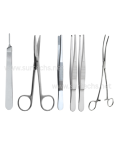 Juego de Instrumentos Quirúrgicos de Acero Inoxidable Surtechs Clase I para Resección Abdominal y Perineal, Certificado CE ISO13485 1 - Product Image 2