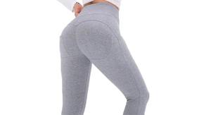 Pantalons de yoga respirants, écologiques et antibactériens pour femmes, leggings de compression taille haute, collants de sport personnalisés OEM - Product Image 3