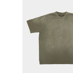 Oversized Acid Wash Crew Ringer Fitness T-Shirts Custom Men's High Quality 100% Cotton Quick Dry Heavyweight Vintage Design - Product Image 2
