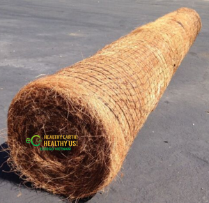 Géotextile en fibre de coco tissée à la main en gros pour l'aménagement paysager écologique et l'ingénierie civile - Product Image 1