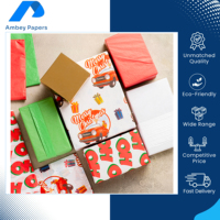 Huge Selling India-Origin Multi-Color High Quality Double Coated Recyclable Chromo Paper 60-100 GSM Customizable Christmas