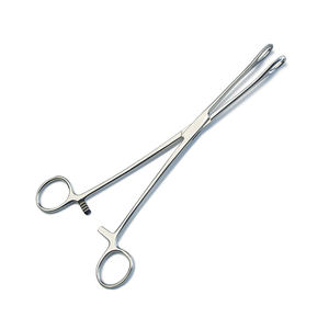 Pince à éponges Foerster manuelle en acier inoxydable 200 mm 17-142-200 réutilisable pour usage hospitalier par Grip Surgical - Product Image 1