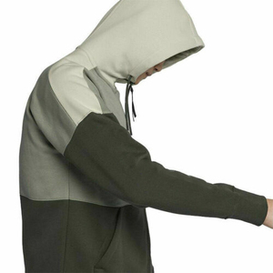 Ensemble de survêtement à capuche pour homme avec blocs de couleur, sweat-shirt et pantalon à fermeture éclair intégrale, tenue décontractée d'automne en polyester et coton respirant - Product Image 4