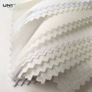 Entretelas y Forros Resistentes al Agua de 18-70 g/m² para Producción de Prendas, Tela No Tejida 100% Poliéster, Estilo Cruzado/Plano - Product Image 5