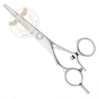 Ciseaux de coiffure professionnels QORVEX INSTRUMENTS à poignée pivotante en acier inoxydable, lame de rasoir, 28 dents