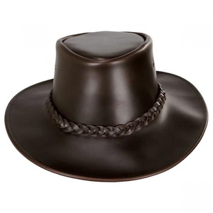 Sombrero de Vaquero para Rodeo, Ala Ancha Curvada, Fieltro de Lana, Estilo Cattleman, Sombrero de Ranjero para Deportes del Oeste - Product Image 1