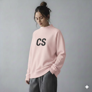 Suéter de Invierno para Mujer, Cuello Alto, Largo, Holgado, de Algodón Suave, Cálido y Acogedor, con Forro Polar, Corte Relajado - Product Image 1