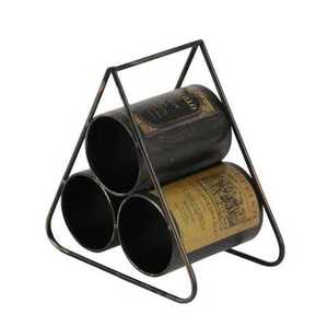 Porte-bouteilles à vin en métal de style vintage personnalisé pour bars à domicile, pubs, usage décoratif, support pour bouteilles de vin - Product Image 1
