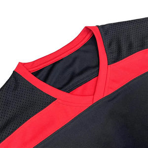 Maillots de basket-ball, de football et de soccer pour hommes, personnalisés, 100% polyester, de haute qualité, à manches courtes, respirants, en mesh, sublimation - Product Image 2