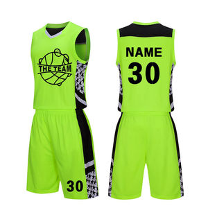 Conjunto de Uniforme de Baloncesto Personalizado, Camiseta y Pantalones Cortos, 100% Poliéster, Servicio OEM, Secado Rápido, Impreso, Transpirable, Antibacterial, para Universidad - Product Image 4