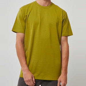 Shoulder New Design Men's High Street Style Breathable Quick Dry Regular Fit 100% Cotton Short Sleeve O-Neck Solid <b>Canvas</b> Shirt - Product Image 4