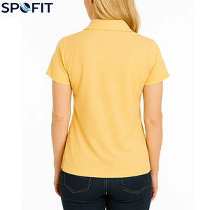 Camisetas Polo Personalizadas para Mujer, Camiseta Polo Informal de Manga Corta de Algodón para Damas, Transpirable, a la Moda, para Golf y Uniformes - Product Image 5