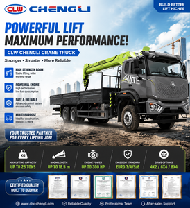 Camion grue HOWO 6x4 avec grue télescopique de 10 à 25 tonnes, camion grue de levage lourd pour la construction - Product Image 1