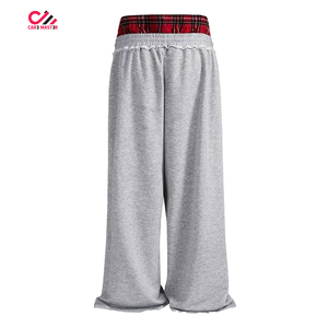 Men Casual Baggy <b>Trousers</b> Loose Fit Streetwear Oversized Wide Leg Pant Trendy Comfortable Cotton Fabric High Quality Online Sale - Product Image 2
