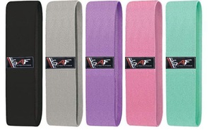 GAF New Style Resistance <b>Band</b> Strength Booty <b>Workout</b> TC Fabric Non-Slip Medium Resistance Butt Exercise <b>Bands</b> Hip Legs Thigh - Product Image 3