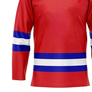 Servicio OEM, Ropa Deportiva, Jersey de Hockey sobre Hielo con Logotipo Frontal, 100% Poliéster, Impresión Digital Transpirable, Jersey de Hockey sobre Hielo para Hombre Adulto - Product Image 5
