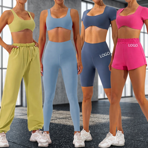 Ensemble de yoga pour femmes grandes tailles, vêtements de sport sans couture, tenue de fitness respirante, vêtements de sport à séchage rapide - Product Image 2