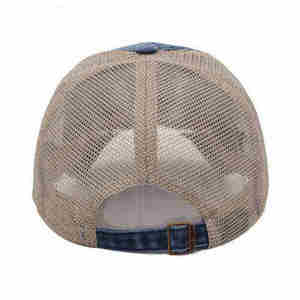 หมวกแก๊ปปักโลโก้ผู้ชายแบบปรับได้ ขายดีที่สุด หมวกกีฬา หมวกเบสบอล 5 แผง แบบเรียบ ปรับแต่งได้ - Product Image 6