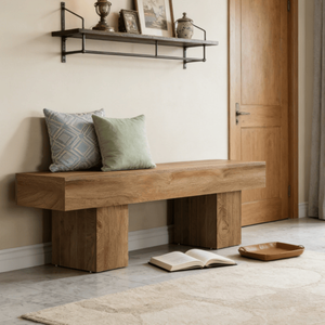 Panca per Sala da Pranzo in Legno Massello - Product Image 1