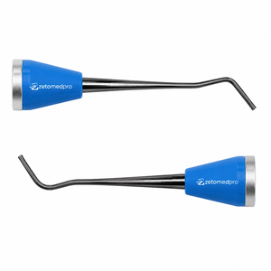 Instrumento Dental Restaurador de Acero Inoxidable de Doble Extremo Liso Posterior Zetomed Pro - Product Image 1