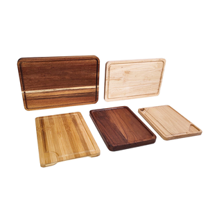 Grande planche à découper en érable réversible avec poignées et rainure pour jus, planche de boucher épaisse en bois 18x12 pouces - Product Image 4
