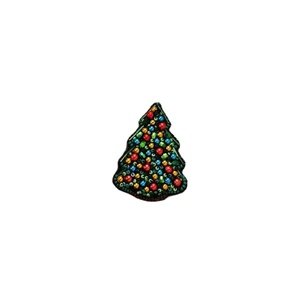 Handmade High Quality Circle Beaded Christmas Tree Ornament Hanging Decoration for Home and Office Holiday - Product Image 1