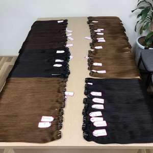 Vietnam 100% Extensions de cheveux vierges Remy Double tissage tissage de haute qualité Bundle Afro Wave Curl Styles fournissant des cheveux de Virginie - Product Image 3