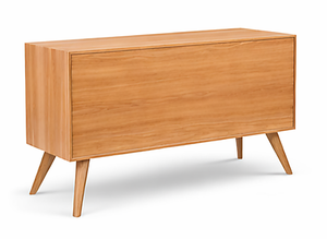 Aparador Geométrico Luigi de Madera Maciza, Mueble de Almacenamiento Moderno con 3 Puertas para Sala de Estar, Comedor u Hotel - Product Image 4