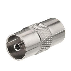 Brass RF Female to Female Connector Coax Barrel <b>Adapter</b> Coaxial Cable Extension Coupler Straight Gold Plated Jack Joiner Pack - Product Image 6