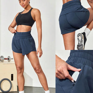 Ropa Deportiva para Mujer, Shorts de Yoga de Cintura Alta, Tela Elástica Personalizada, Shorts de Gimnasio para Personalización con Logotipo - Product Image 6