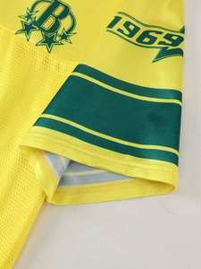 Camiseta de Fútbol Americano Y2K Premium Oversized Sublimada, Superventas, Transpirable, Estilo Urbano Holgado, Cuello en V, Retro - Product Image 6