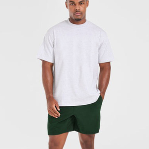 Camiseta de Hombre de Algodón Orgánico Grueso de 280 g/m² con Hombros Caídos, Estampado Personalizado, Tallas Grandes, con Logotipo - Product Image 3