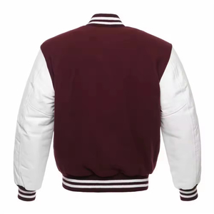 High Quality Varsity <b>Jacket</b> <b>Men</b> and Women Chenille Embroidery Leather Sleeves Custom <b>Baseball</b> Letterman Varsity <b>Jackets</b> - Product Image 6