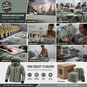 Chaqueta Softshell de Lona para Hombre con Logotipo Personalizado, Precio de Fábrica al por Mayor, Cuello Alto, Manga Larga, Ropa Casual para Exteriores de Alta Calidad - Product Image 6