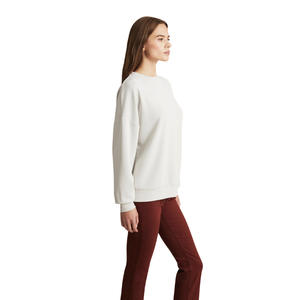 เสื้อฮู้ดดี้โอเวอร์ไซส์สำหรับผู้หญิง ผ้าฟลีซโพลีเอสเตอร์ ระบายอากาศได้ดี แบบสวมหัว ลายพิมพ์ลำลอง สำหรับฤดูใบไม้ผลิ ฤดูใบไม้ร่วง ฤดูหนาว พร้อมลายปัก - Product Image 2