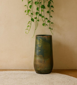 Jarrón de Flores de Aluminio Hecho a Mano, Estilo Americano, Diseño Antiguo, con Acabado de Latón Antiguo, Tamaños Personalizables para Uso Doméstico - Product Image 5