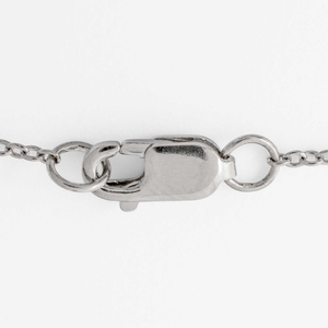 Joyería Moderna, Collar con Colgante de Flor de Oro Blanco y Amarillo de 14K con Esmeralda Redonda de 0.89ct y Diamante Cultivado en Laboratorio, Elegante Regalo para Mujer - Product Image 3
