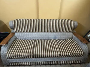 Juego de Sofás con Forma Especial, Tapizado en Tela, Acolchado y Cómodo, Muebles de Sala de Estar con Patas de Madera, Moderno, el Mejor - Product Image 6