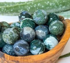Esferas de Cristal de Ágata Musgosa Druzy, Naturales, Hechas a Mano, Resistentes al Agua, Venta al Por Mayor, Exportaciones de Cristal de Gujarat-Amayra - Product Image 3