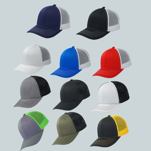 Free Sample Custom 6 Panel Snapback Blank Plain Mesh Baseball Cap Golf Mesh Blank Trucker <b>Hats</b> for Men - Product Image 2