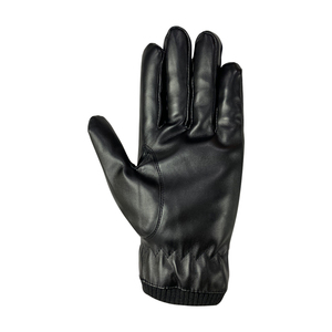 Gants de moto en cuir, longueur poignet, thermiques, style sportif, pour usage quotidien, non doublés, noirs - Product Image 2