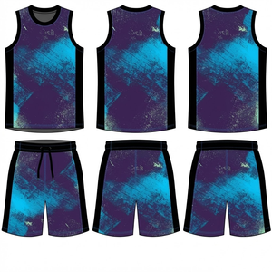 Tenue d'équipe de basketball directement du fabricant, 100% polyester, uniforme OEM - Product Image 1