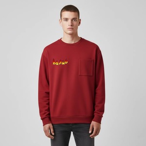Sudaderas al por mayor para hombre/Sudaderas térmicas personalizadas para hombre/Sudaderas de manga larga/Sudaderas gruesas de algodón y forro polar - Product Image 2